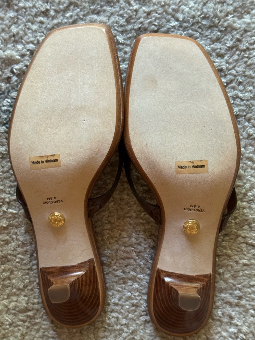 NEW Veronica Beard Clea Jelly Sandal in Hazelwood - Picture 10 of 11